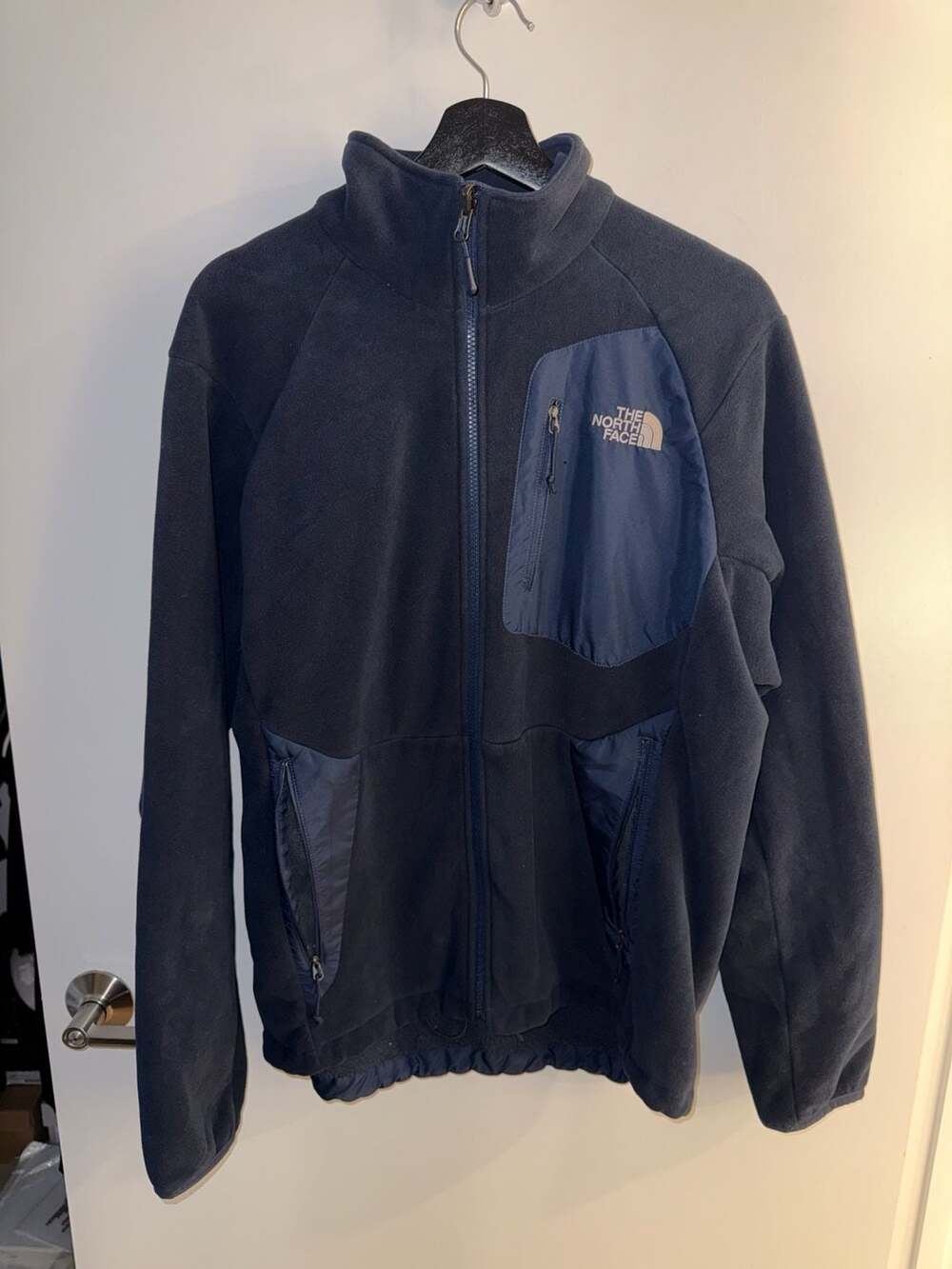 The North Face Denali Fleece Jacket Navy Blue Men's Large